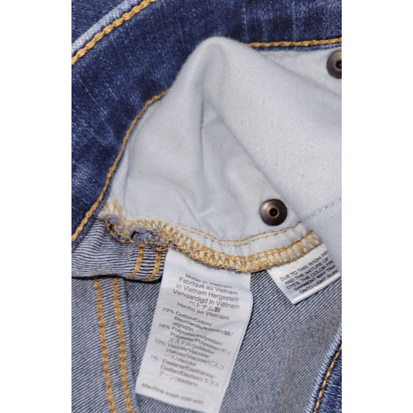 J Crew Mercantile Womens 27WX30L 5 Pocket Straight Leg Dark Wash Jean - Picture 7 of 10